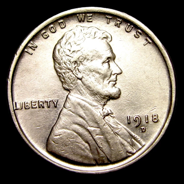 1918-D Lincoln Cent Wheat Penny   ---- Gem BU Details Coin ---- #YY562