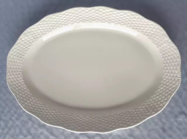 Country Manor (White) 18" Platter by Mikasa - Hard to Find!