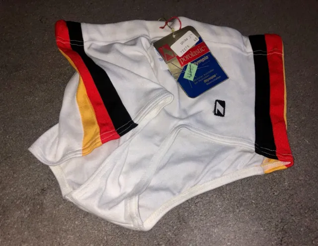 Pantaloncini da donna vintage OLYMPIA Germania atletica pantaloni hot pants spugna