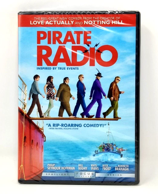PIRATE RADIO DVD (DVD, 2010) With Bonus Features. NEW ~ Sealed