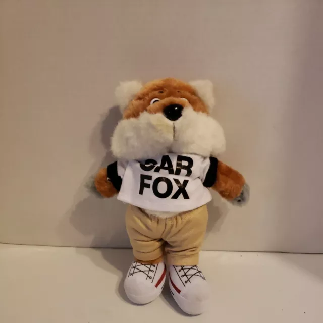 Car Fax Car Fox Plush Toy Animal w/ T-Shirt 9"