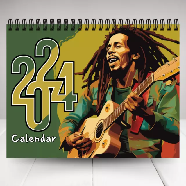 Bob Marley 2025 Wall Calendar 12 Month Calendar Fawne Jenifer