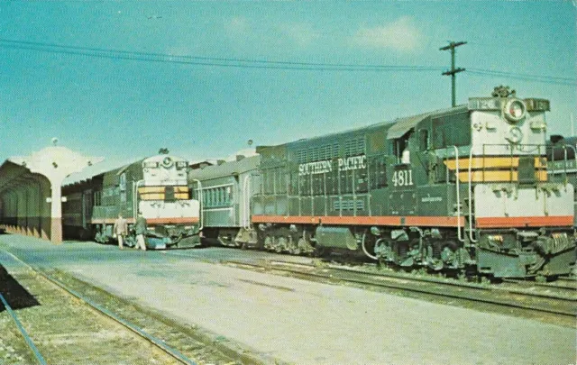 Southern Pacific Rr Locomotive Engine #4811, San Francisco California 1956 Pc