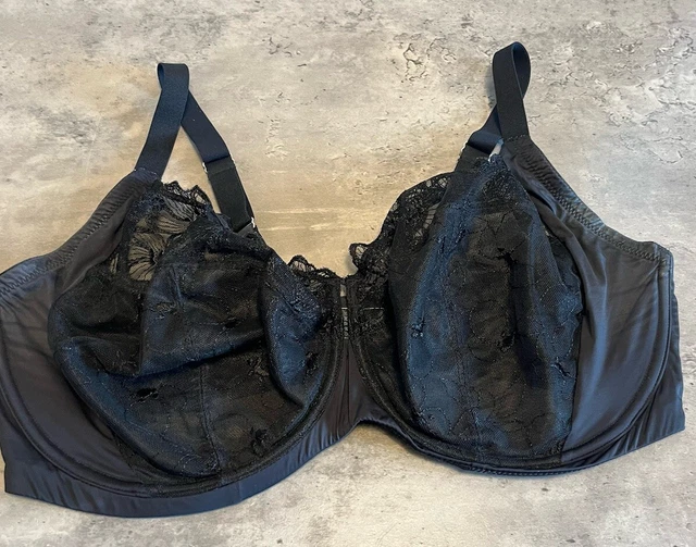 MARKS & SPENCER Minimiser Full Cup Bra Size 42F Black £16.99