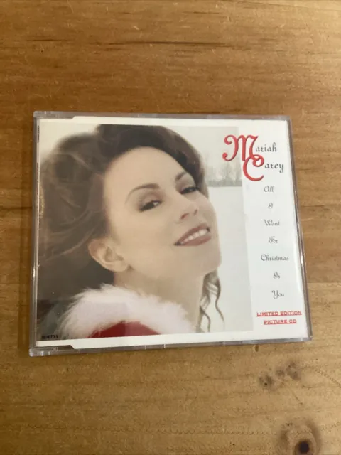 Mariah Carey All I Want For Christmas Is You CD Single Picture CD Limited