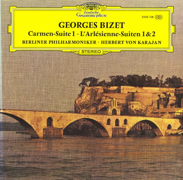 BIZET Carmen Suite L'Arlesienne Suites 1 & 2 KARAJAN Berlin PO DGG 2530128 LP NM