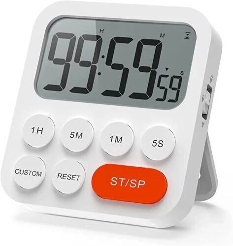 Reloj de cocina digital LIORQUE para cocinar y hacer ejercicio temporizador magnético de cuenta regresiva