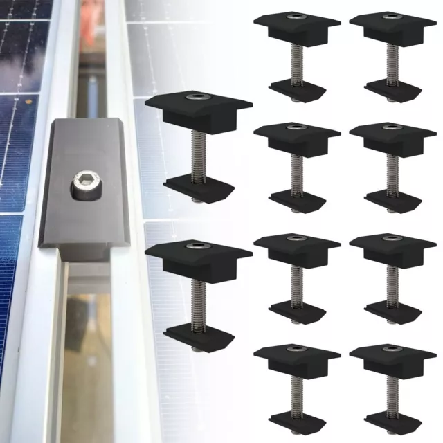 Verstellbare Solarpanel-Montagelösung bietet Platz für unterschiedliche Dicken