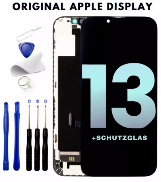 ⭐100% Original Apple Display iPhone 13+Schutzglas+Kit Ref. 5 Jahre Garantie⭐️