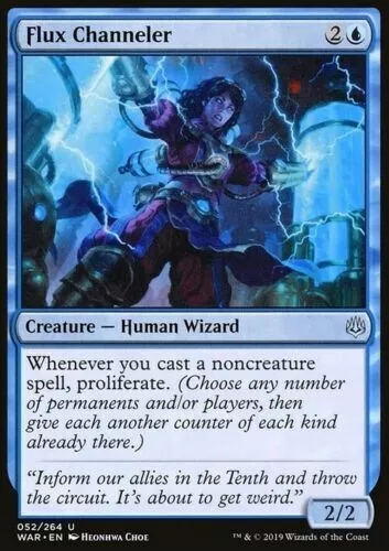 1x FLUX CHANNELER - War of the SParks - MTG - Magic the Gathering