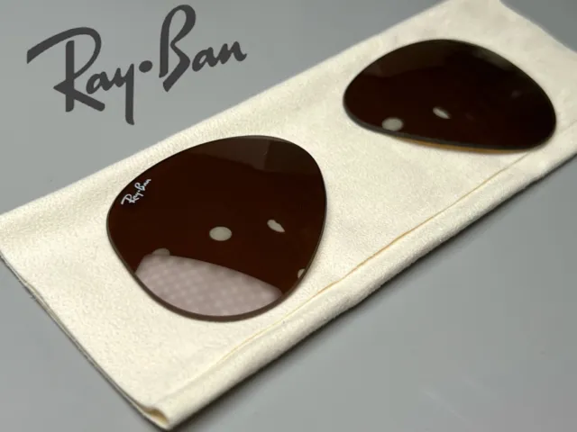 New Ray-Ban Wayfarer Rb3025 Dark Brown 20151 Replacement Lenses Size 52-18