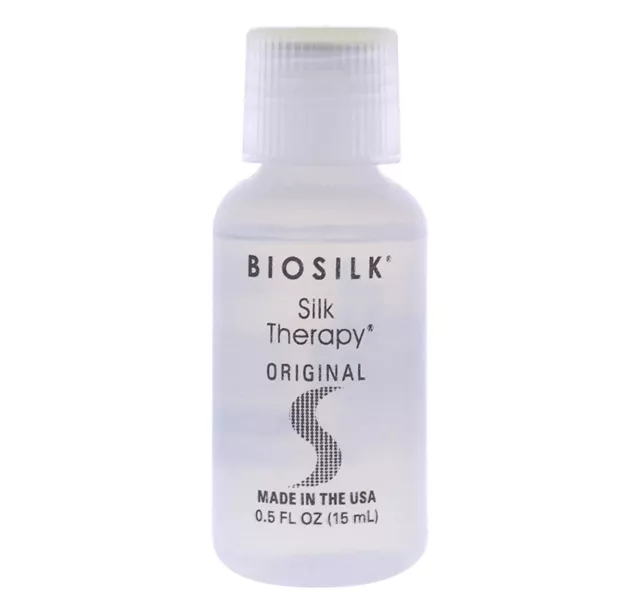 Biosilk Silk Therapy Serum Damaged Dry Hair Shine Repair Serum Oil 15 ml 0.5 oz