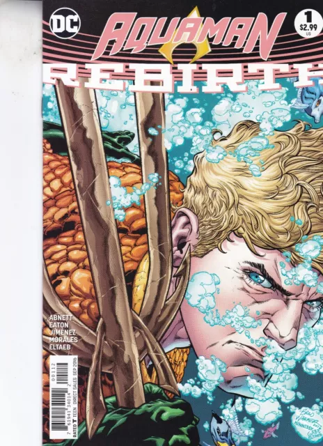 Dc Comics Aquaman Rebirth One Shot #1 Aug 2016 2Nd Print Same Day Dispatch