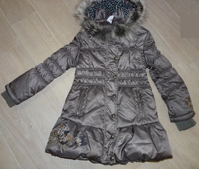 Catimini manteau doudoune 12 ans fourrure