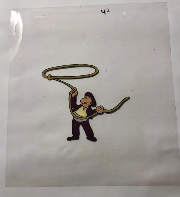 Vintage Wimpy From Popeye Cartoon Animation Cell