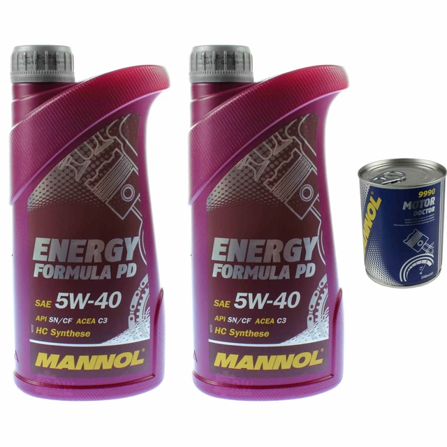2L Olio Motore MANNOL Energia Formula Pd 5W-40 1xMotor Doctor