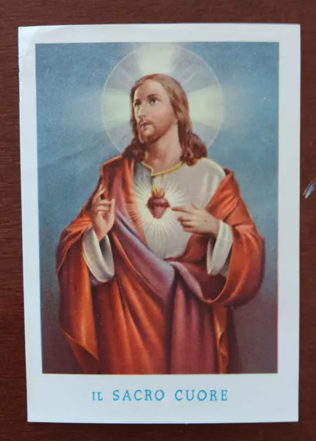 Santino Holy Card - Il Sacro Cuore