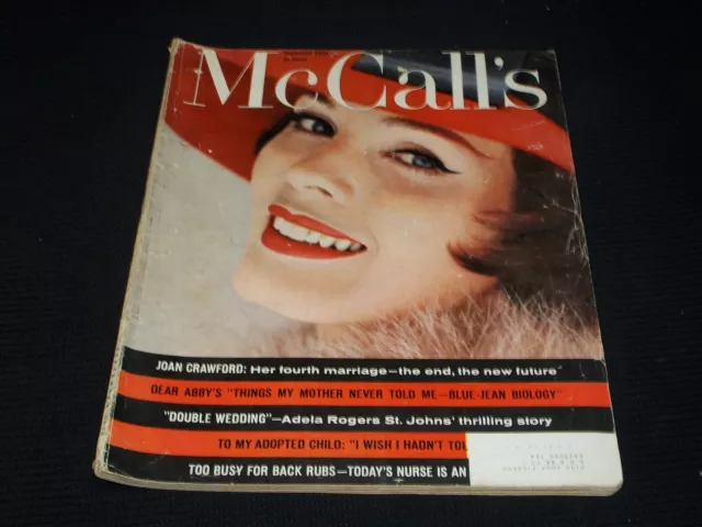 1959 SEPTEMBER MCCALL'S Magazine - Joan Crawford Front Cover - E 1103 ...
