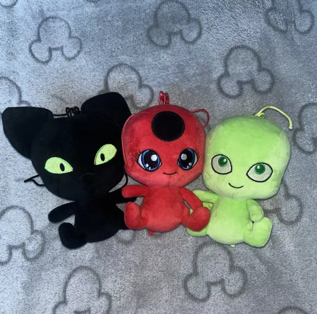 MIRACULOUS TALES OF Ladybug & Cat Noir Kwami Tiki Soft Plush Bandai 15cm -  Plagg £12.99 - PicClick UK