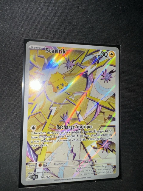 Carte Pokémon Statitik 150/142 EV7 SCR Couronne Stellaire AR FR NEUVE