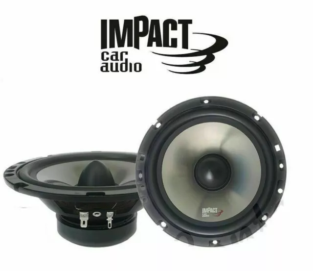 IMPACT COPPIA WOOFER 165mm 150W DA KIT EF 66S NUOVI ALTOPARLANTI AUTO CASSE