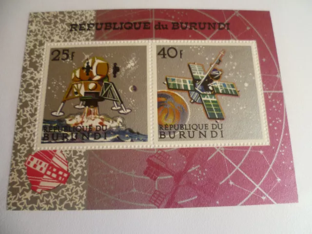 Burundi MiNr: Block 27 A ** postfrisch MNH  Weltraum