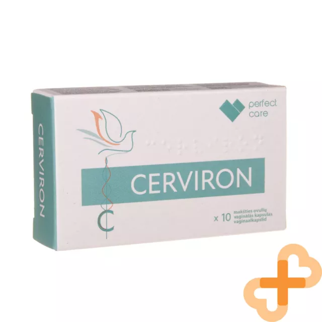 CERVIRON 10 Vaginale Ovules Astringent Re-Epithelializing Protection Propriétés