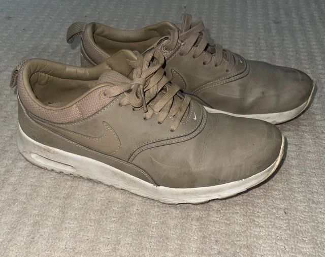 Nike air max thea mens brown desert shop leather piemium