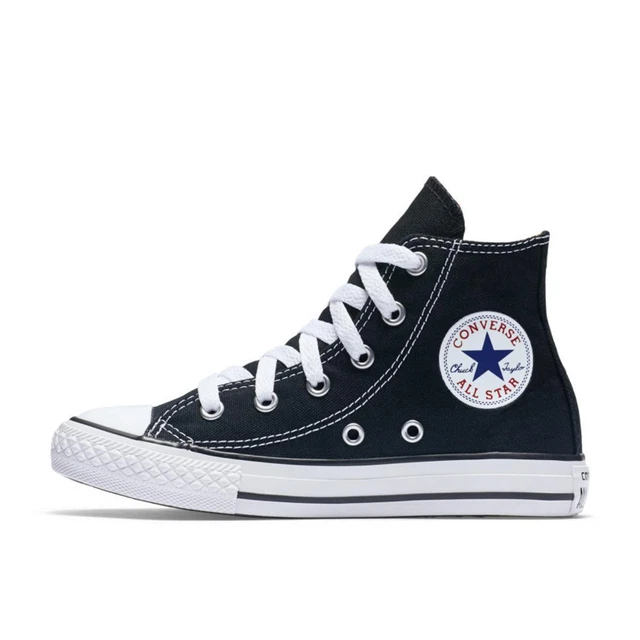 Scarpe da Bambino Bambina Converse Chuck Taylor All Star nero Sneakers tessuto