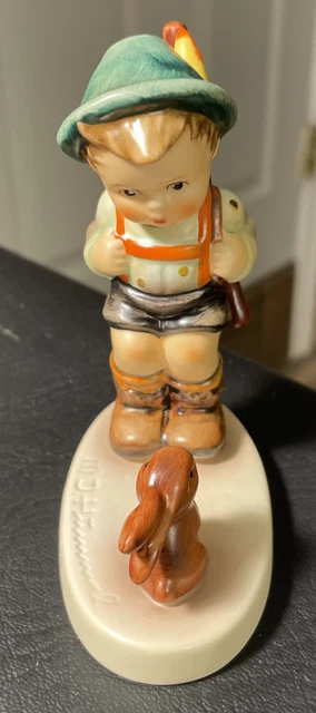 Mi Hummel Goebel "Sensitive Hunter" 4" Figurine #6 2/0 Tmk 7 New