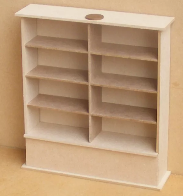 Wide Flat Pack MDF Wooden Market Stall Kit Tumdee 1:12 Scale Dolls House  Shop