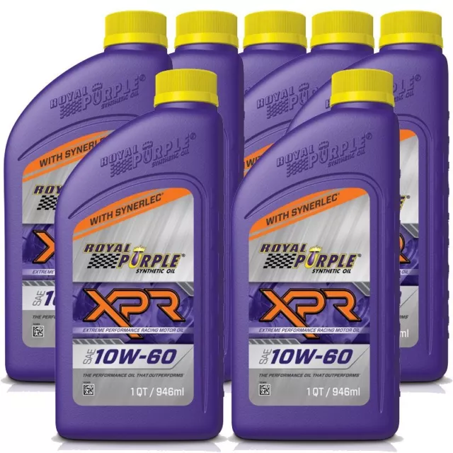 7LT Olio Motore Sintetico Royal Purple 10W60 XPR Racing Alte Prestazioni