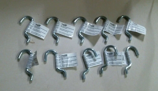 National Hardware N180-020 5/8 Inch Curved Heavy Peg Hooks Lot Of 10 FREE SHIP