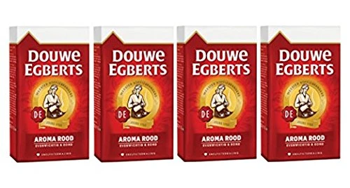 Douwe Egberts Aroma Rood Ground Coffee, 17.6-Ounce Pack of 4