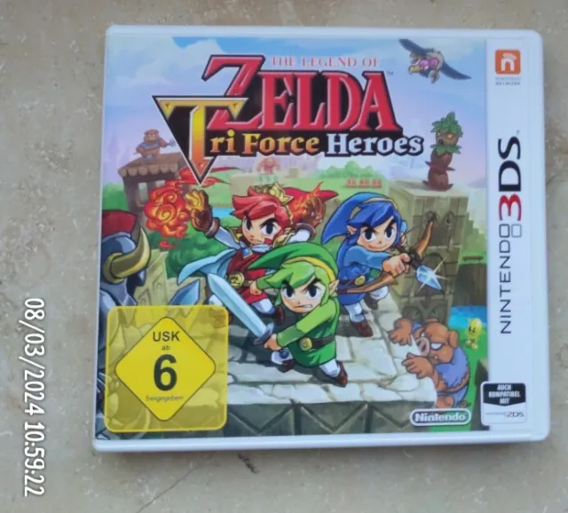 The Legend of Zelda: Tri Force Heroes (Nintendo 3DS, 2015)