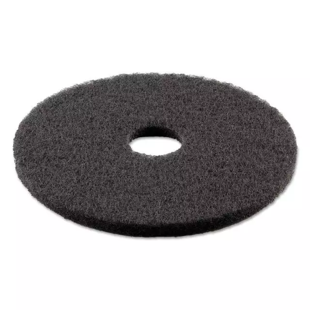 Boardwalk® Standard Stripping Floor Pads, 13" Diameter, Black, 5/ 749507986171