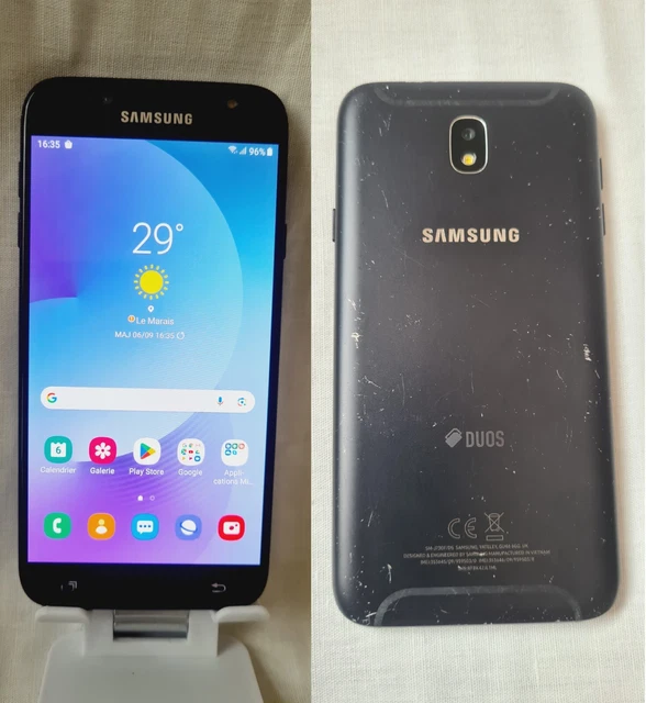 SAMSUNG GALAXY J7 2017 ( SM-J730F/DS ) - Noir - double SIM - 16 GO ...