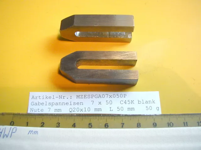 Gabelspanneisen 7mm x 50mm