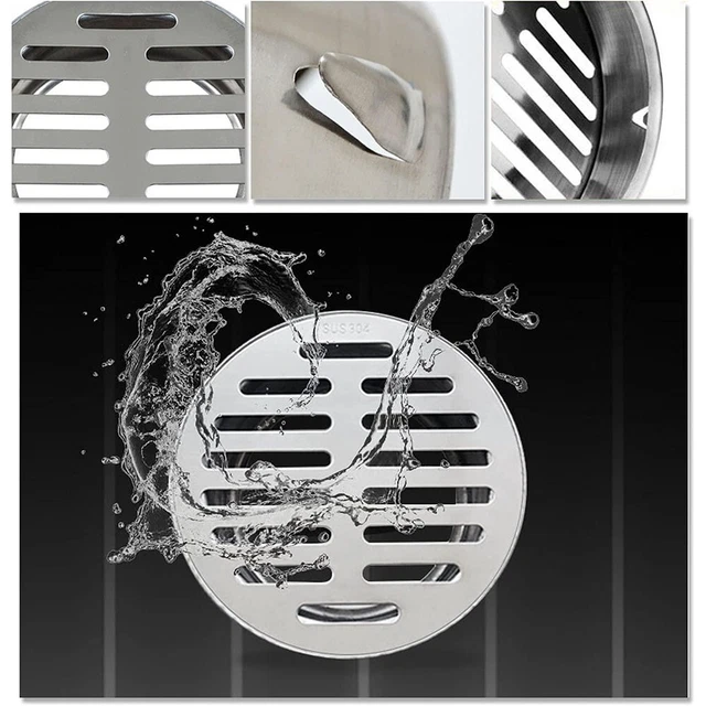 Accessori scarico pavimento argento adattatore montaggio terrazza ricambio spesso