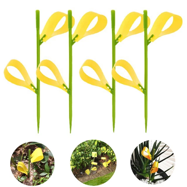 20X Strong Fly Trap Fly Catcher Yellow Disposable Sticky Board Garden Tool