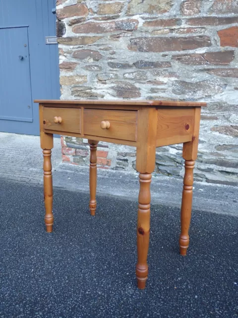 Solid pine desk table