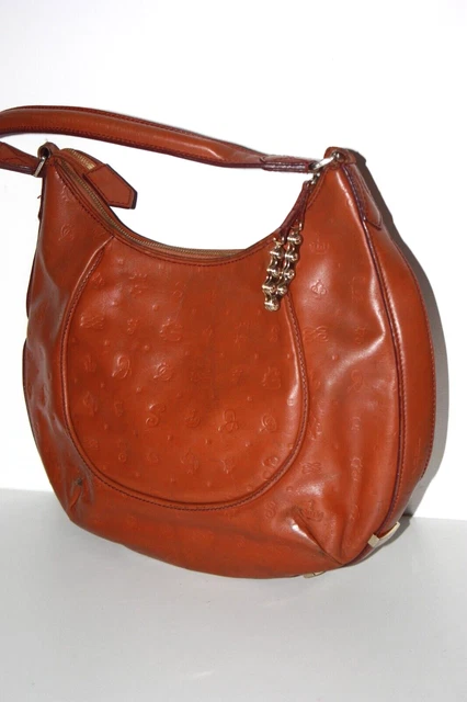 Petite Pochette De Soirée En Lézard Verni Marron - Style Rétro, Très Bon état