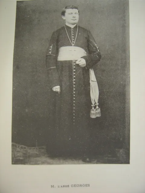 Portrait Phototypie de l'Abbé Louis GEORGES Né à Avranches