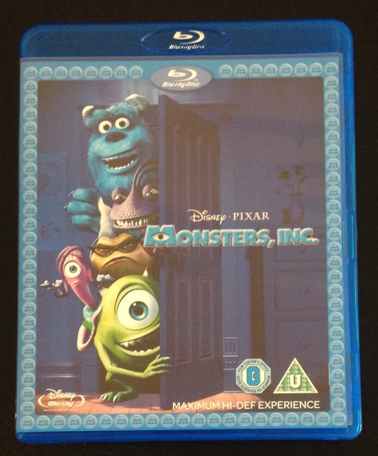DISNEY MONSTERS INC 2Disc BluRay UK Region Free Pixar New NOT Sealed