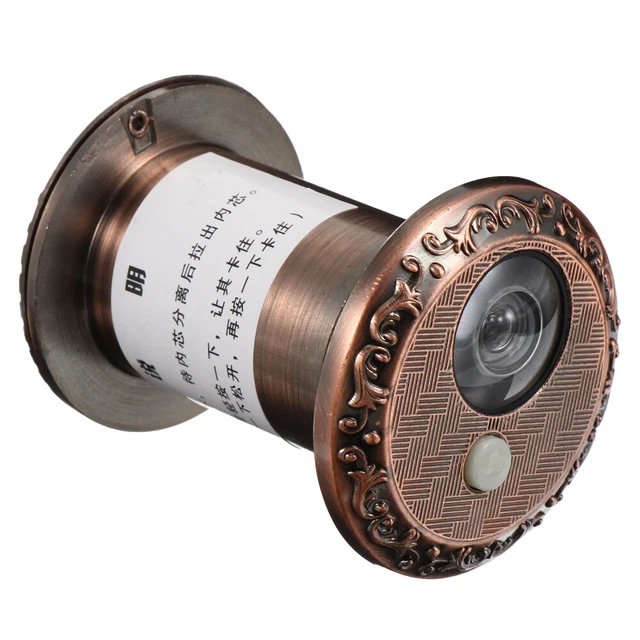 Campana de puerta visor de ojo de gato Knocker mirilla visor aleación de zinc