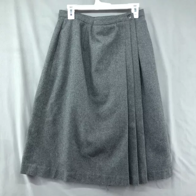Vintage Jonathan Logan Grey Skirt Size 15/16 Women