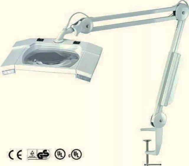 LAMPADA FLUORESCENTE ORAFI officina con lente d ingrandimento