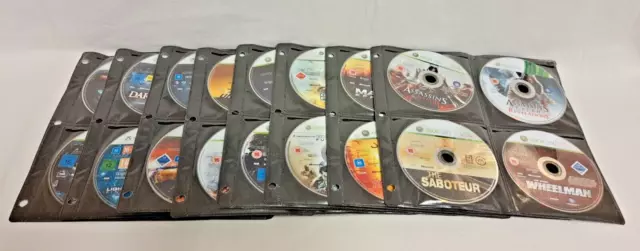 XBOX 360 Job Lot of over 60 Games, Age Rating up to 16 Years, No Cases