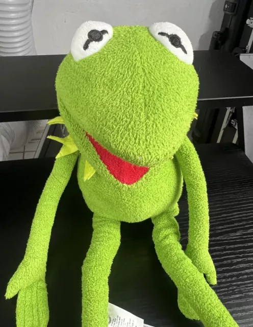 Disney Kermit the Frog MUPPETS Disney Store Exclusive Authentic Genuine Plush