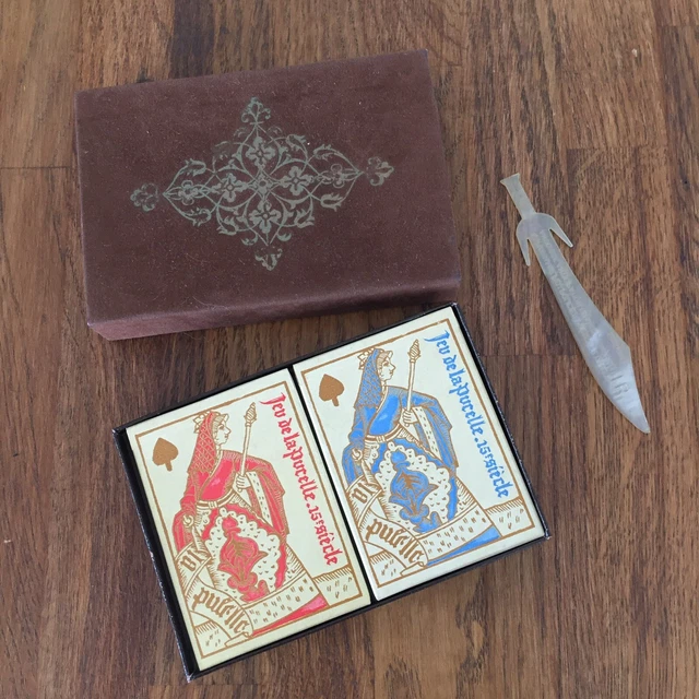 Jeu De Cartes Pucelle Jeanne D’arc Ancien France Fleuve Noir